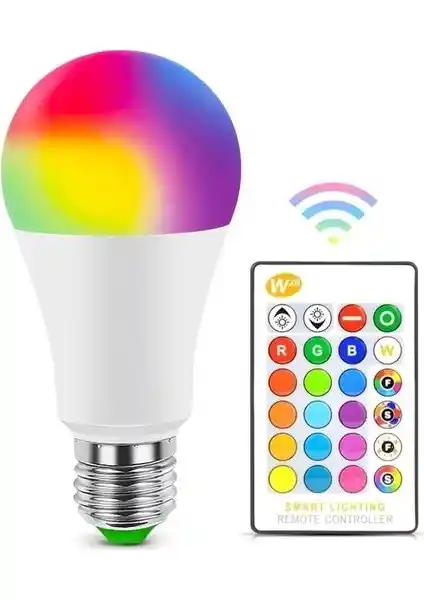 Uzlight RGB LED Ampul 10W Enerji Tasarruflu ve Renkli Aydınlatma Çözümü