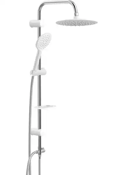 Valtemo Slim Beyaz Robot Duş Takımı VS5360: Modern Banyo İçin Şık ve Fonksiyonel Çözüm