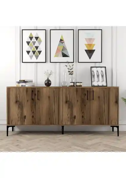 Variant Kiev Konsol Ceviz Rengi Modern Tasarım ve Dayanıklılık Özellikleri