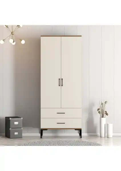 Variant Mobilya Kumsal 2 Kapılı Gardrop - Modern ve Fonksiyonel Depolama Çözümü