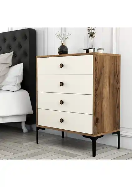Variant Mobilya Lizbon 4 Çekmece Şifonyer Modern Tasarım ve Fonksiyonellik Sunar