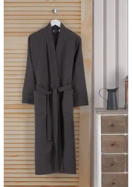 Varol Dama Serisi Kimono Yaka Pike Bornoz Sabahlık - Rahat ve Şık Ev Giyim Ürünü