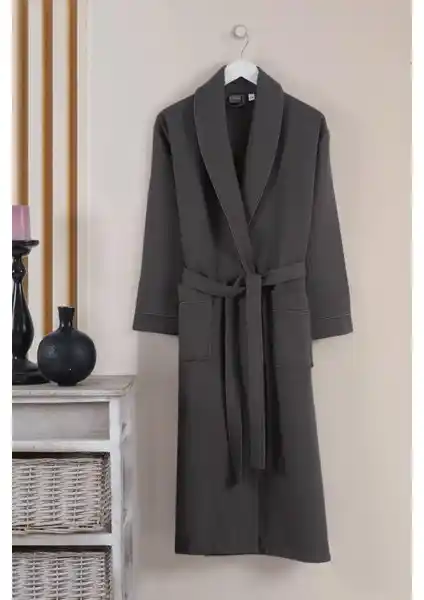 Varol Dama Serisi Şal Yaka Pike Bornoz Sabahlık Yüksek Kalite ve Konfor Sunan Tasarım