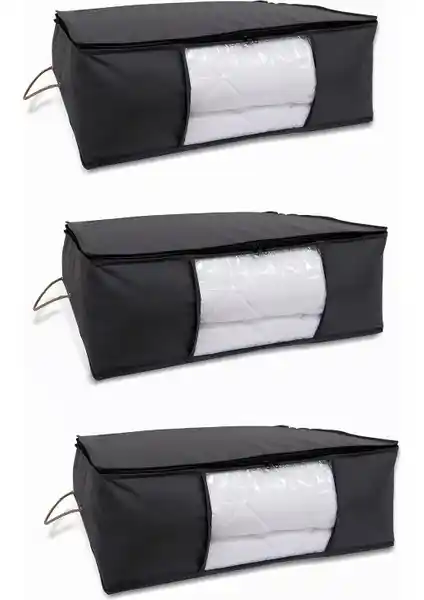 Vedsey Siyah Pencereli Baza Düzenleyici Hurçleri ile Pratik Depolama Çözümü