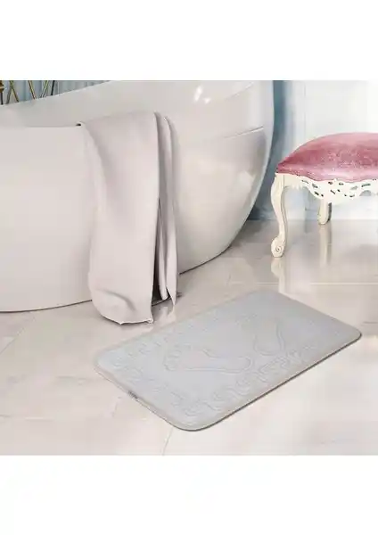 Veldena 3’lü Takım Ayakizi Desen Banyo Paspası Şıklık ve Konfor Sunar