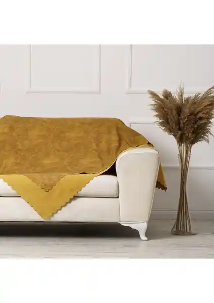 Velerde Home Vessel Çift Taraflı Çekyat Koltuk Örtüsü Şalı Modern ve Dayanıklı Tasarımıyla Ev Dekorasyonunuza Şıklık Katar