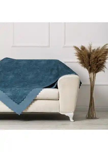 Velerde Home Vessel Çift Taraflı Çekyat Koltuk Örtüsü ve Şalı - Modern ve Pratik Dekorasyon Çözümü