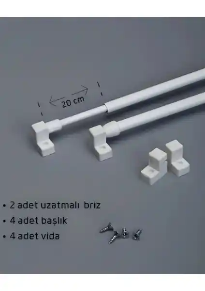 Venarde Concept Briz Kelebek Perde Çubuğu: Estetik ve Kullanışlı Perde Çubuğu Çözümü