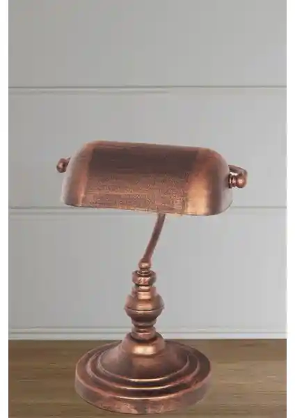 Venon Ay<dı>nlatma Banker Masa Lambası Siyah Bakır Patine Modern İç Mekanlar İçin