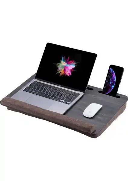 Vigo Wood Minderli Laptop Sehpası: Ergonomik ve Çok Yönlü Tasarım Özellikleri