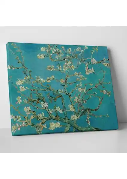 Vincent Van Gogh'un Çiçek Açan Badem Ağacı Kanvas Tablosu Sanat ve Dekorasyon İçin Uygun Bir Seçenek