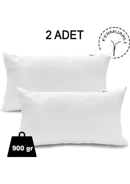 Vionel Home 2 Adet Fermuarlı Antialerjik Yastık: Konfor ve Sağlık İçin Doğal Çözüm