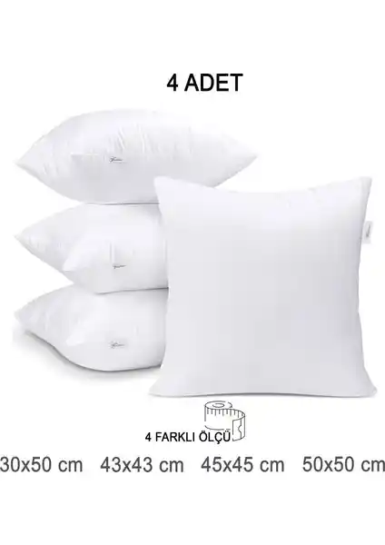 Vionel Home 4 Adet Premium Kare Kırlent Seti Ev Dekorasyonunda Şıklık ve Konforu Bir Arada Sunar