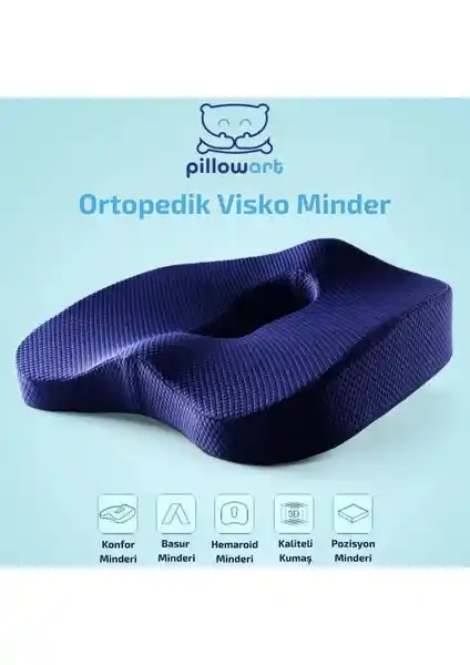 Visco Ortopedik Oturma Simidi: Ergonomik ve Hijyenik Destek Sağlayan Konfor Ürünü