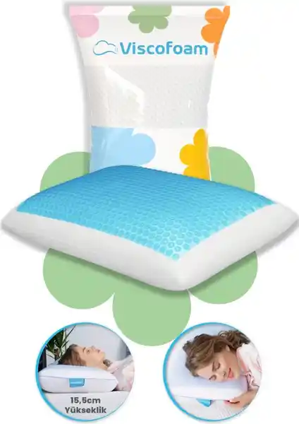 Viscofoam Bonni Yastık: Ortopedik ve Serin Tutma Özelliğiyle Konfor Artırıcı Ürün