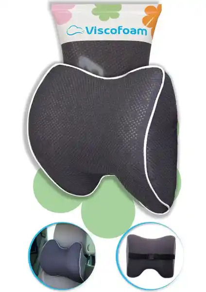 Viscofoam Carfort Büyük Visco Araç Boyun Yastığı ile Uzun Yolculuklarda Konfor ve Destek