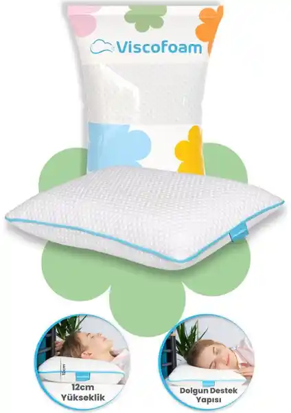 Viscofoam Comfy Boyun Destekli Ortopedik Yastık: Konfor ve Destek Sağlayan Modern Tasarım
