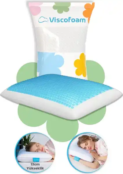 Viscofoam Evva Ortapedik Yastık: Serin ve Destekleyici Uyku Deneyimi