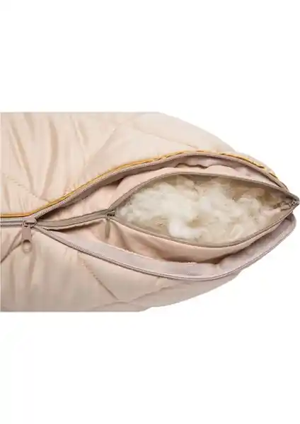 Viscoleff 50x70 cm Yün Yastık Doğal Malzemelerle Konfor ve Sağlık İçin Uygun Bir Seçenek