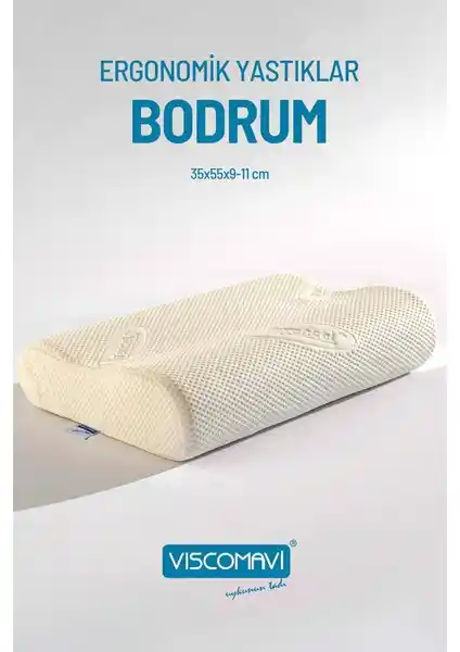 Viscomavi Bodrum Ortopedik Visco Yastık: Ergonomik Tasarım ve Sağlık Odaklı Konfor