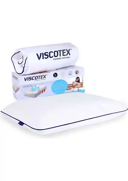Viscotex Boyun Destekli Tombul Yastık: Ergonomik Tasarım ve Yüksek Konfor Özellikleri