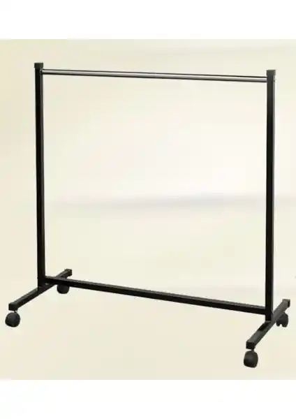 Vitrin Raf Tekerlekli Askılık Modern ve İşlevsel Tasarımıyla Giriş Alanları İçin Uygun