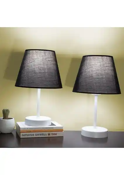 Vivido Siyah Modern Yatak Odası Abajur ve Masa Lambası Özellikleri ve Tasarımı