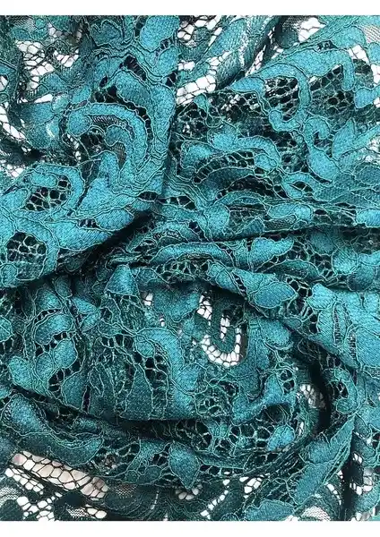 Vivola Moda Desenli Güpür Elbise ve Yelek Ceket Kombini Türkiye Menşeli Şıklık