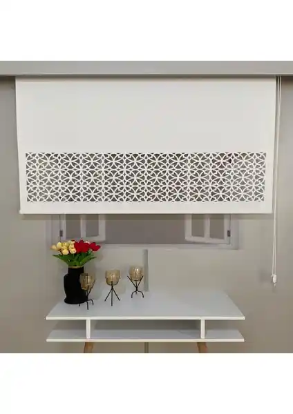 Volper Mekanik LZR305 Lazer Kesim Stor Perde Beyaz 80x200 İç Mekân Şıklığı ve Fonksiyonellik