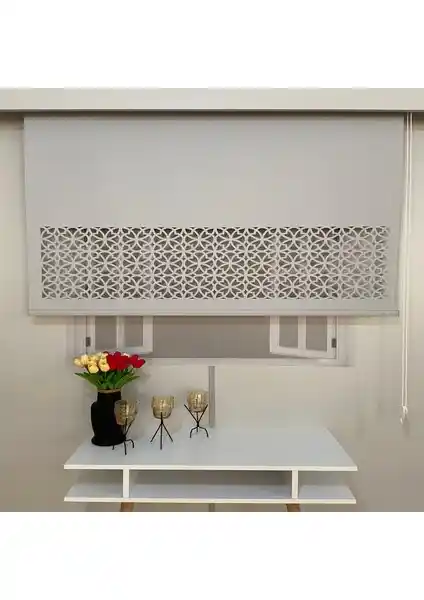 Volper Mekanik LZR305 Lazer Kesim Stor Perde Gri 80x200 Modern ve Dayanıklı Tasarım