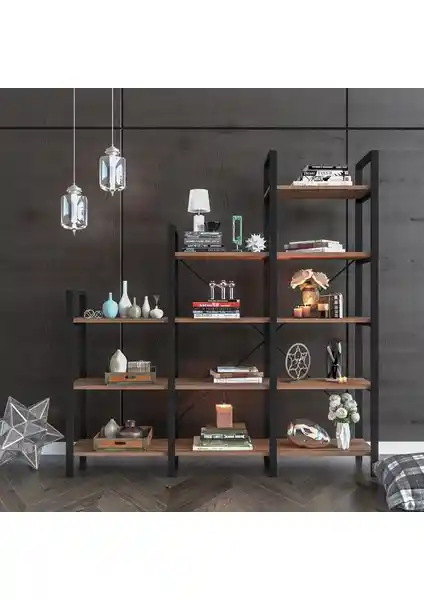 Wood House Kardelen Merdiven Kitaplık: Modern ve Fonksiyonel Mobilya Çözümü