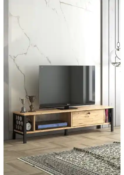 Wood'n Love Defne TV Ünitesi Modern Tasarım ve Fonksiyonellik Sunar