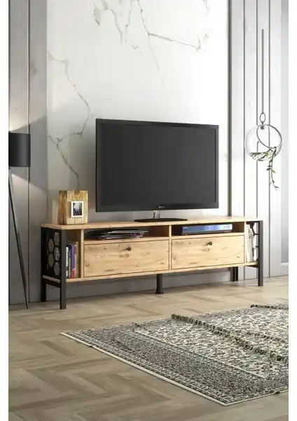 Wood'n Love Luna TV Ünitesi Modern Tasarım ve Dayanıklılık Özellikleri