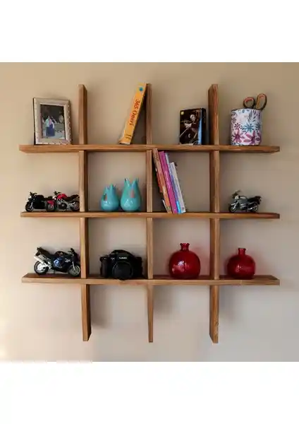 Wooden City Ahşap Raf Dekoratif Kitaplık ve Süs Eşyası Rafı Ürün Özellikleri ve Kullanım İpuçları