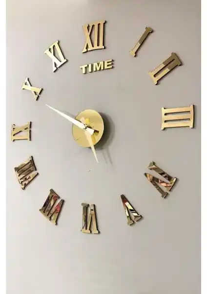 Wooden Factory Altın Roma Saat Modern Minimalist Tasarım ve Şıklık Sunar