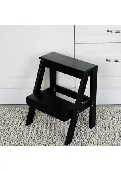 Woodensa Merdiven Tabure: Ahşap Tasarım ve Çok Yönlü Kullanım Özellikleri