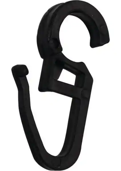 X-Perk Rustik Perde Klipsi 30 Adet Siyah Modern ve Pratik Perde Tutturma Aksesuarı