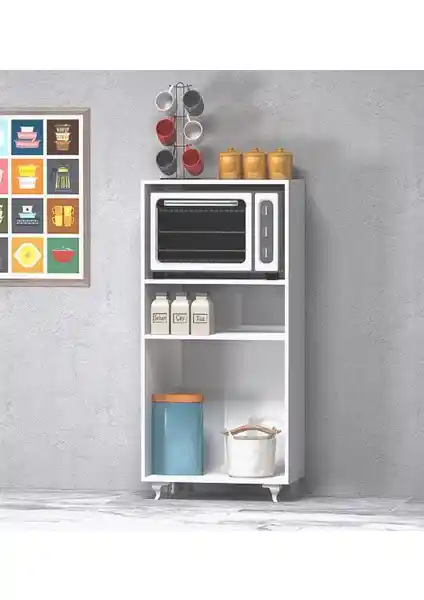 Yaman Dekorasyon'un Modern 2 Kapaklı Mini Fırın ve Mikrodalga Dolabı Özellikleri ve Kullanıcı Yorumları