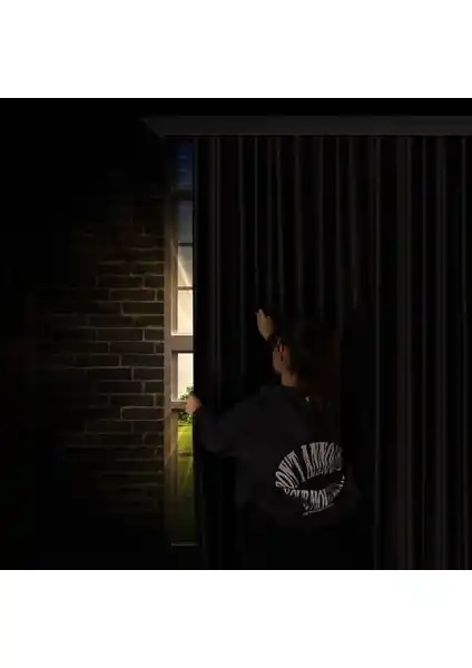 Yatak Odası İçin Siyah Black Out Karartma Perde Modern Tasarım ve Özellikler