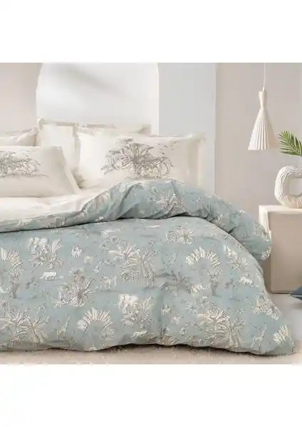 Yataş Aster Tek Kişilik Ranforce Nevresim Seti Doğal Desenler ve Şık Tasarım