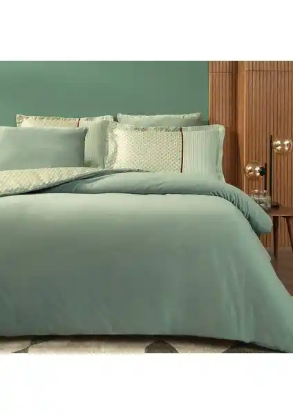 Yataş Bedding CharMe Rowena Kadife Saten Nevresim Takımı Adaçayı Rengi ve Özellikleri