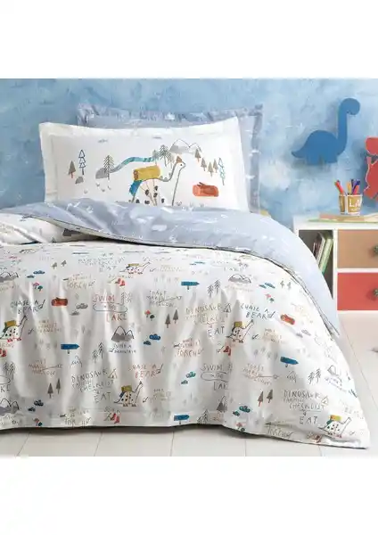 Yataş Bedding Dinno Ranforce Çocuk Nevresim Takımı: Sağlıklı ve Estetik Uyku Çözümü