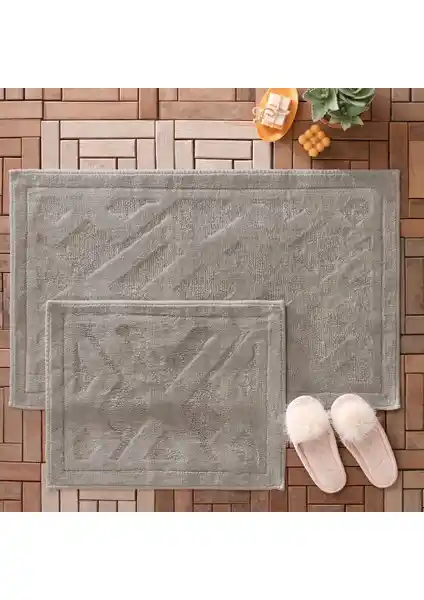 Yataş Bedding Milo Banyo Paspası Seti: Estetik ve Dayanıklı Modern Banyo Aksesuarları