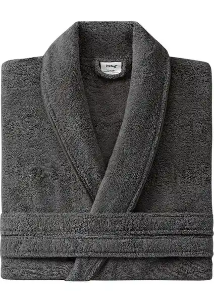 Yataş Essentials Antrasit Bornoz: Yüksek Kaliteli Pamuk Penye Kumaş ile Şıklık ve Konfor