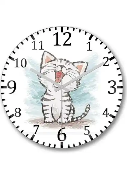 Yavru Renkli Cats Kedi Duvar Saati: Estetik ve Fonksiyonellik Bir Arada
