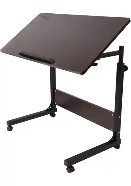 Yerden Yükseklik ve Eğim Ayarlı Tekerlekli Laptop Sehpası: Çok Yönlü ve Ergonomik Tasarım