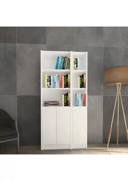 Yeti Mobilya Kuta FLAT85 Kitaplık: Fonksiyonel ve Modern Depolama Çözümü