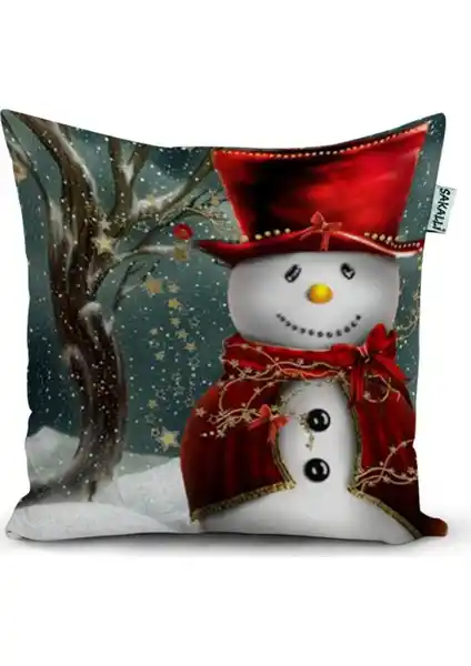 Yılbaşı Temalı 3D Baskılı Dekoratif Kırlent Kılıfı ile Evinize Şıklık Katın