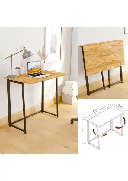 Yüceer Home WorkPro Katlanır Çalışma Masası: Modern ve Dayanıklı Tasarım Özellikleri
