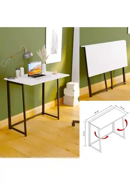 Yüceer Home WorkPro Katlanır Çalışma Masası: Modern ve Pratik Tasarım Çözümü